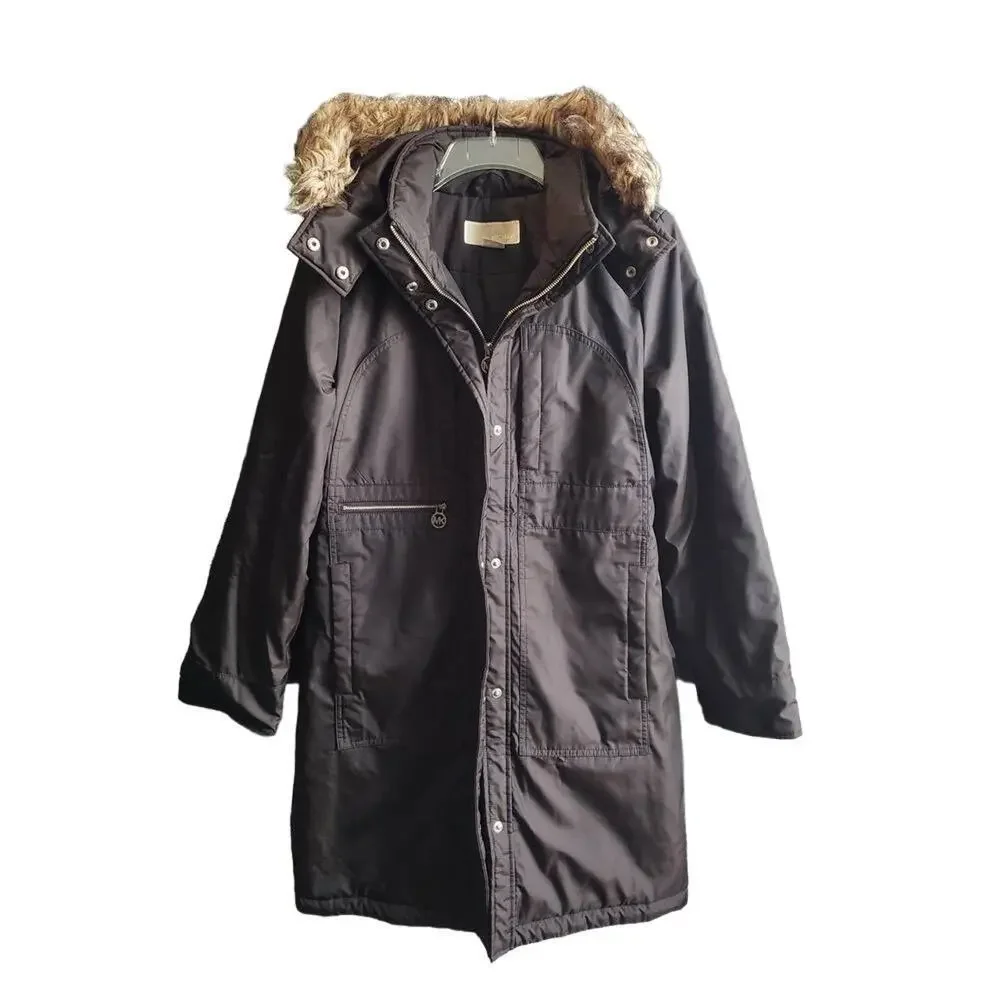 Michael Kors Brown Coat Womens Size Small - Excellent!